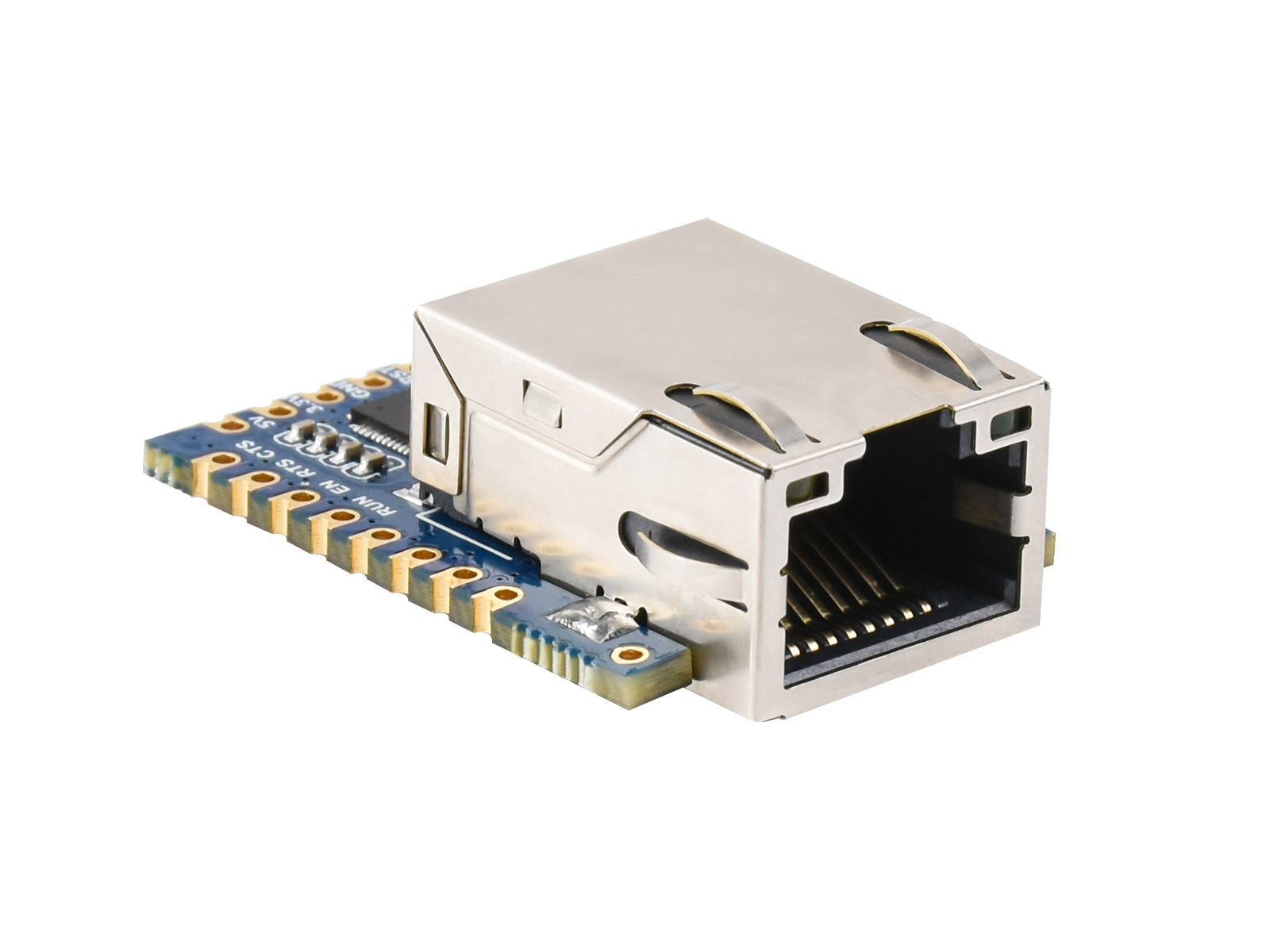 TTL UART zu Ethernet Mini-Modul, bestückte Löcher mit Immersionsgold-Design, hochintegrierte Verpackung
