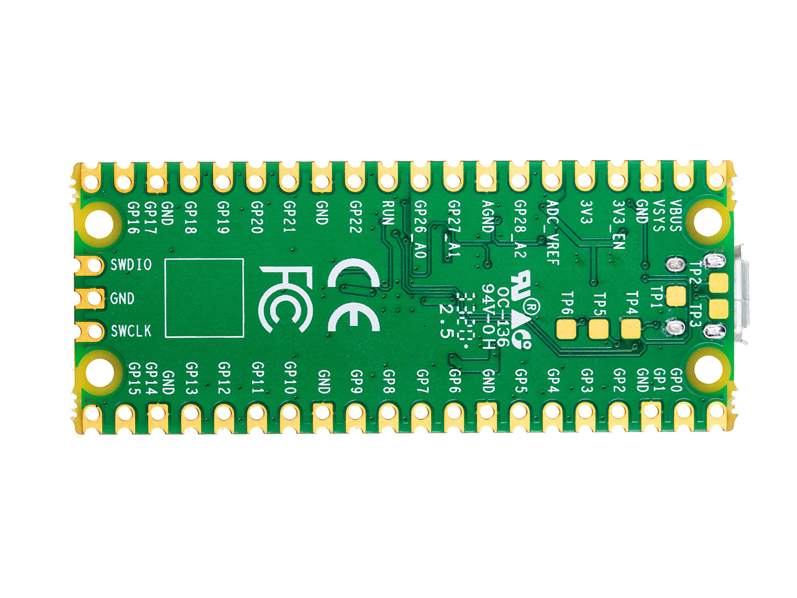 Raspberry Pi Pico, ein kostengünstiges Mikrocontroller-Board mit hoher Leistung und flexiblen digitalen Schnittstellen