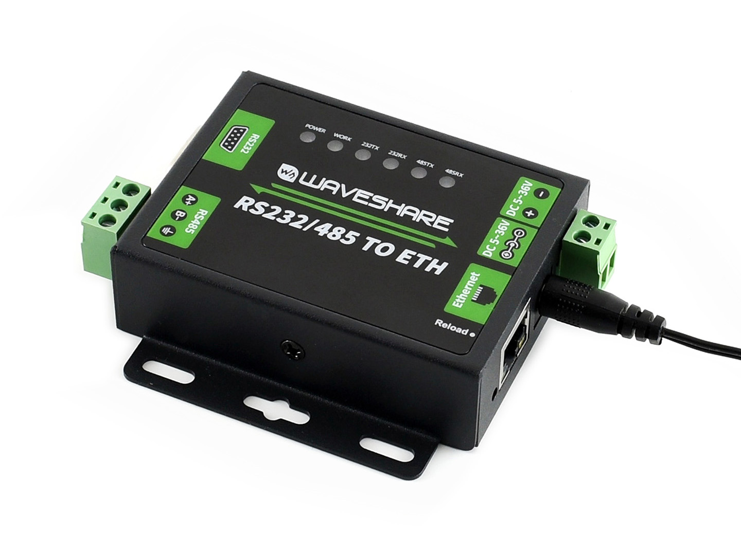 Industrieller RS232/RS485-zu-Ethernet-Konverter für EU