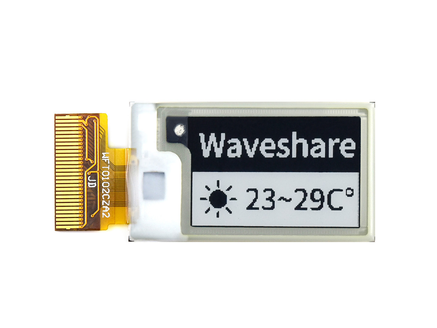 128×80, 1,02-Zoll E-Ink-Rohdisplay-Panel, Schwarz/Weiß-Zweifarb-Display