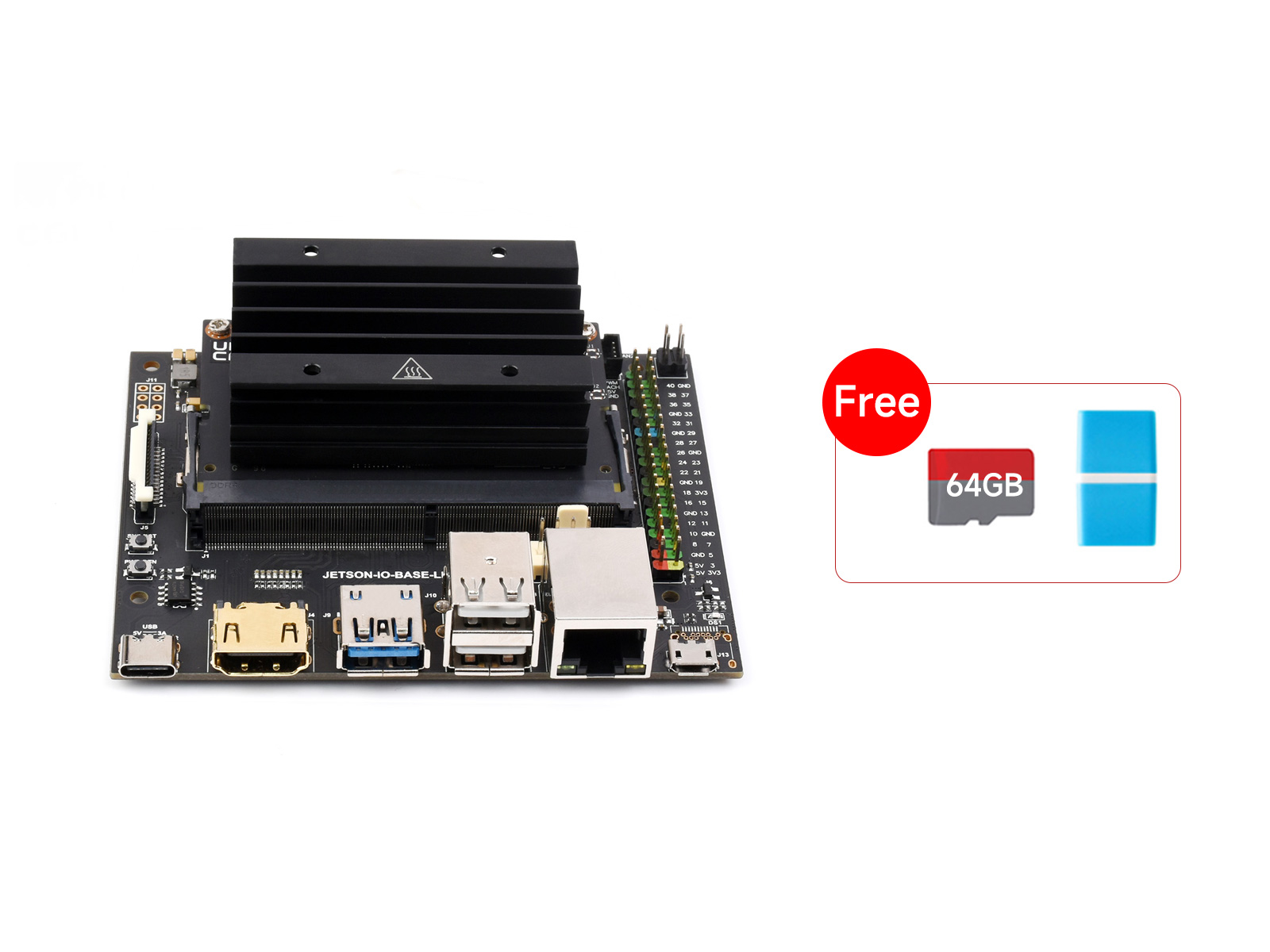 Jetson Nano Entwicklungs-/Erweiterungsset Lite-Version, optionales Jetson Nano Core-Modul