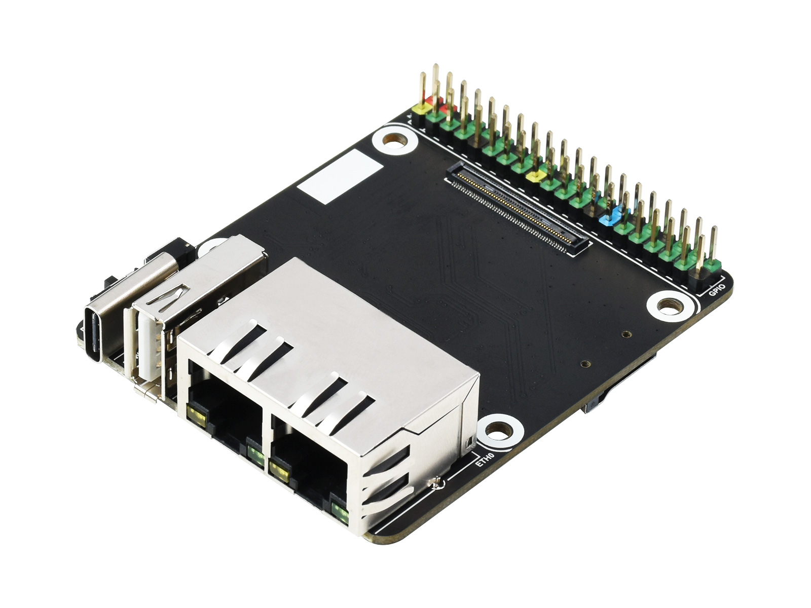 Mini Dual Gigabit Ethernet Mini-Computer-Kit, entwickelt für Raspberry Pi Compute Module 4