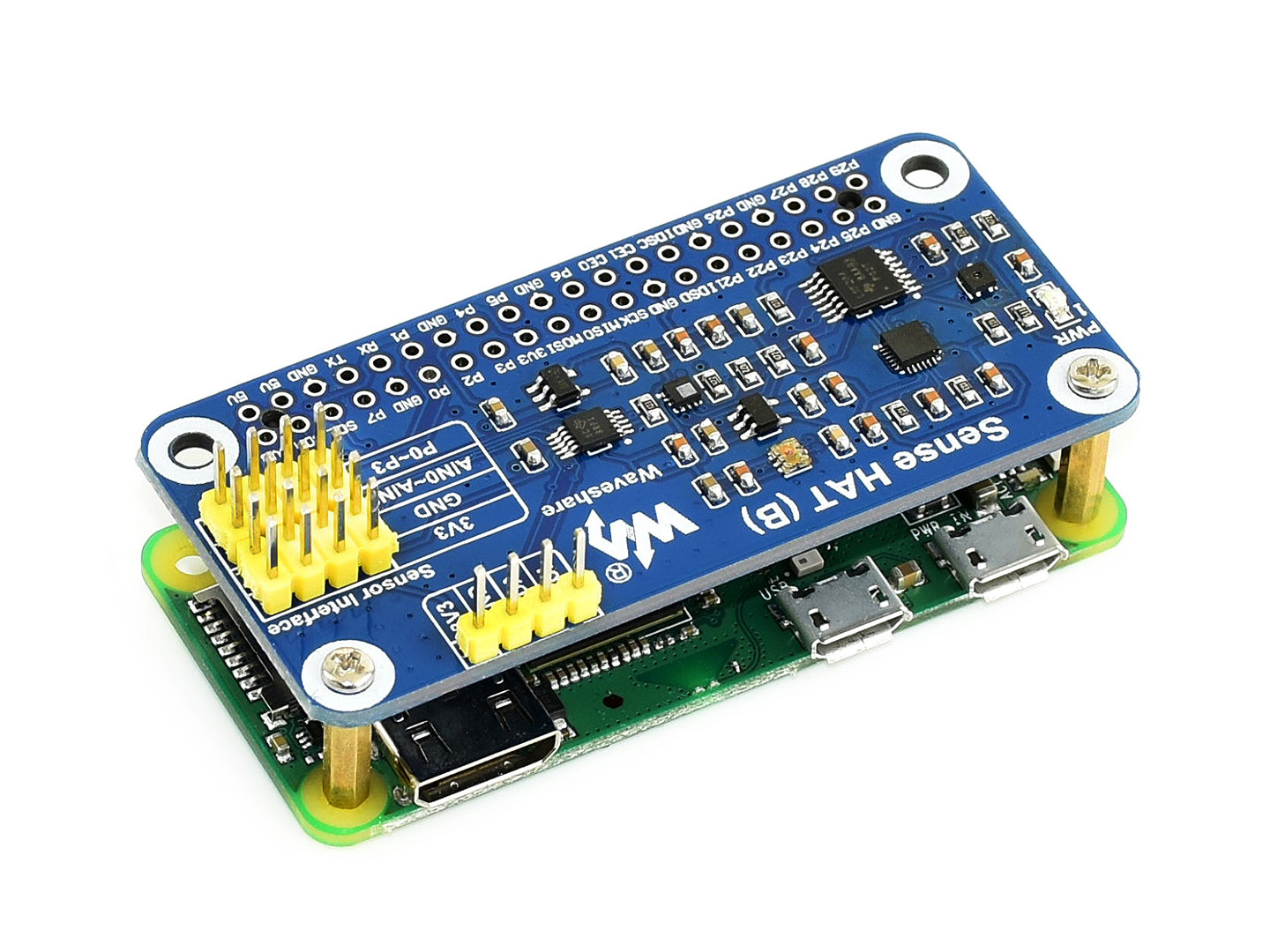 Sense HAT (B) für Raspberry Pi, Multi Powerful Sensors