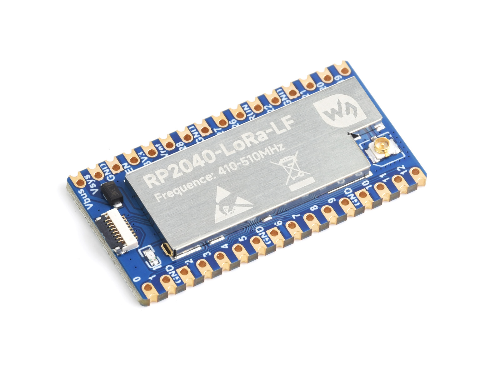 RP2040-LoRa-Entwicklungsboard, integriert SX1262-Funkchip, Langstrecken-Kommunikation, Optionen für Frequenzband