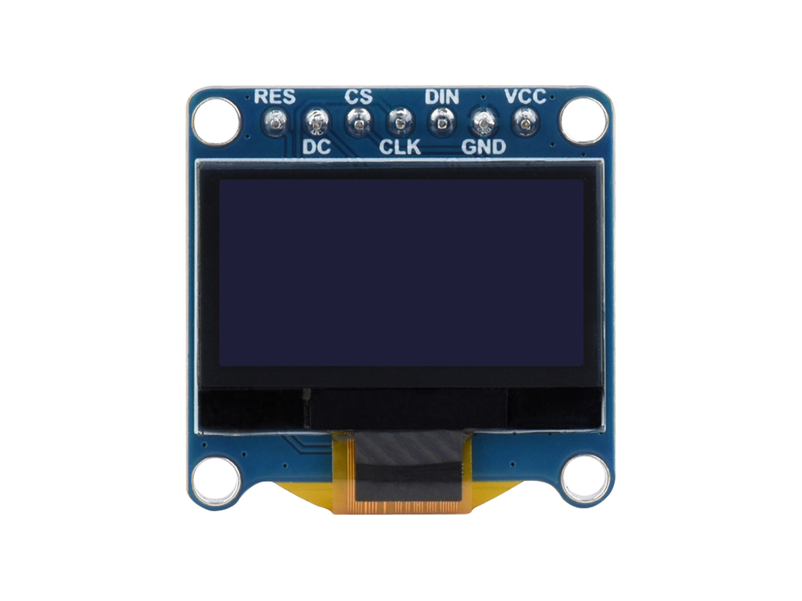 0,96-Zoll-OLED-Displaymodul, 128×64 Auflösung, SPI-/I2C-Kommunikation