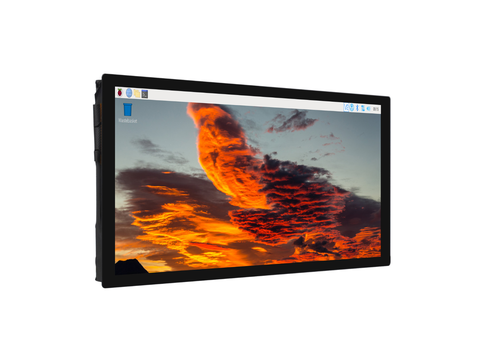 9,3-Zoll kapazitives Touchdisplay, hohe Helligkeit, 1600×600, optisch geklebte gehärtete Glasplatte, HDMI-Schnittstelle, IPS