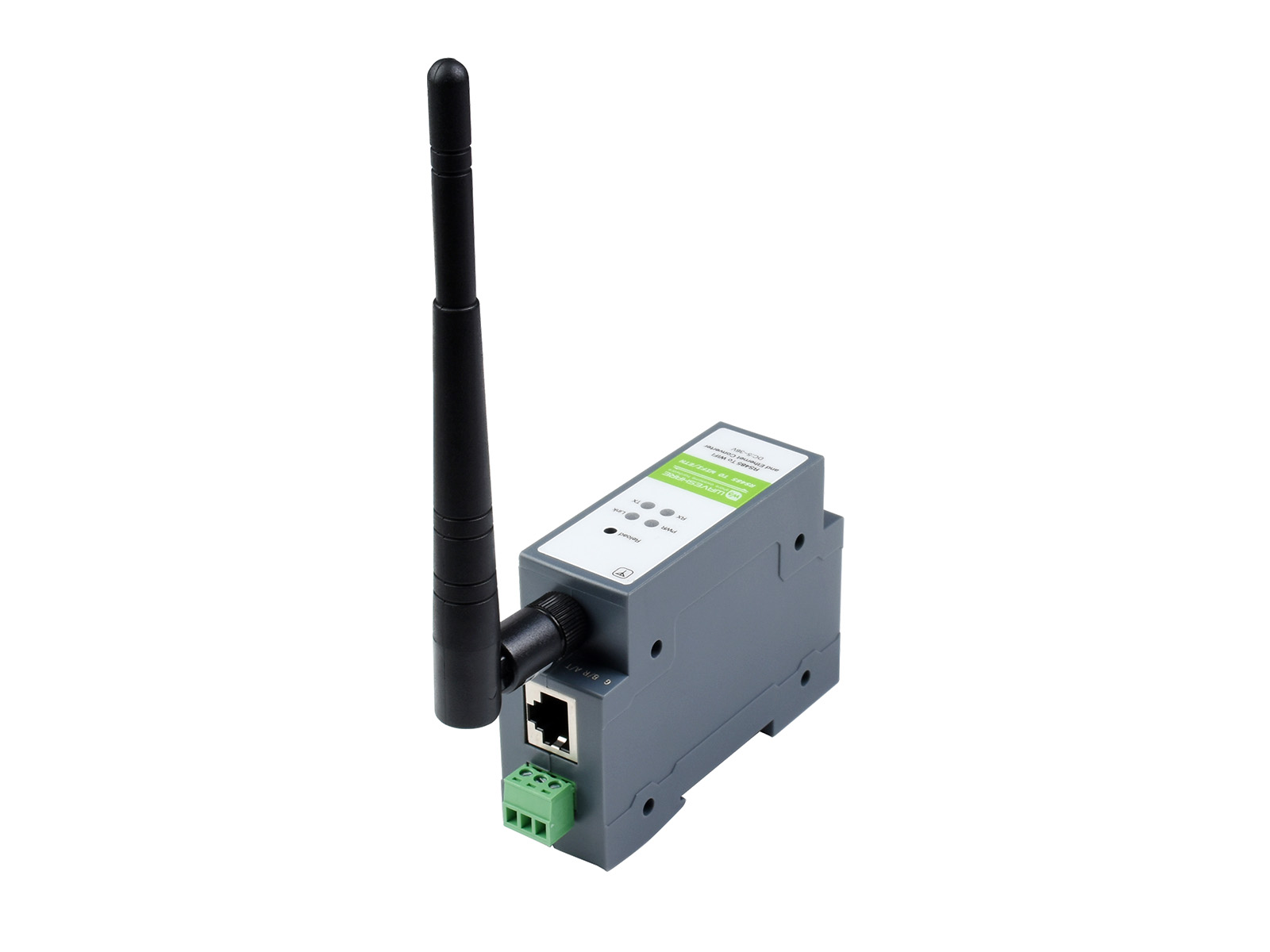 Schiene-Montierter Serieller Server, RS485 zu WIFI/Ethernet-Modul, Modbus MQTT-Gateway
