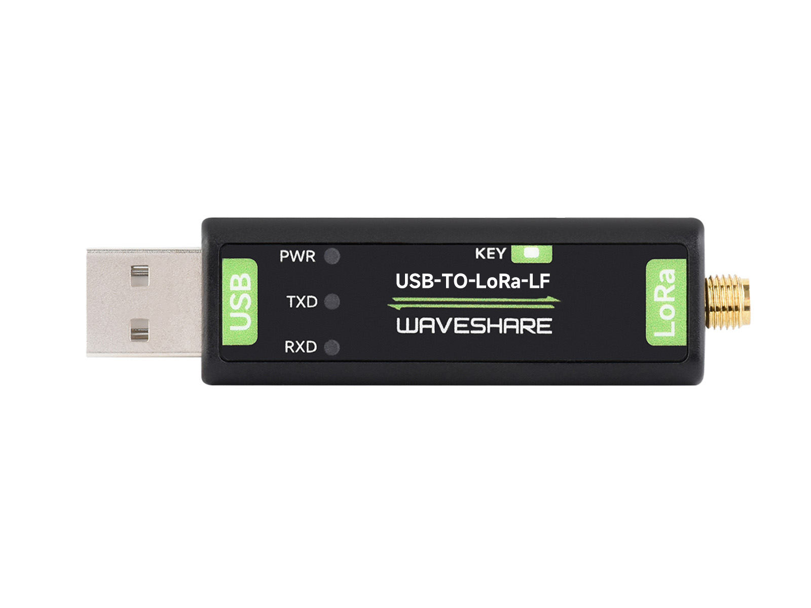 USB-zu-LoRa-Datenübertragungsmodul, basierend auf SX1262, geeignet für die Datenerfassung in Industrie und Landwirtschaft