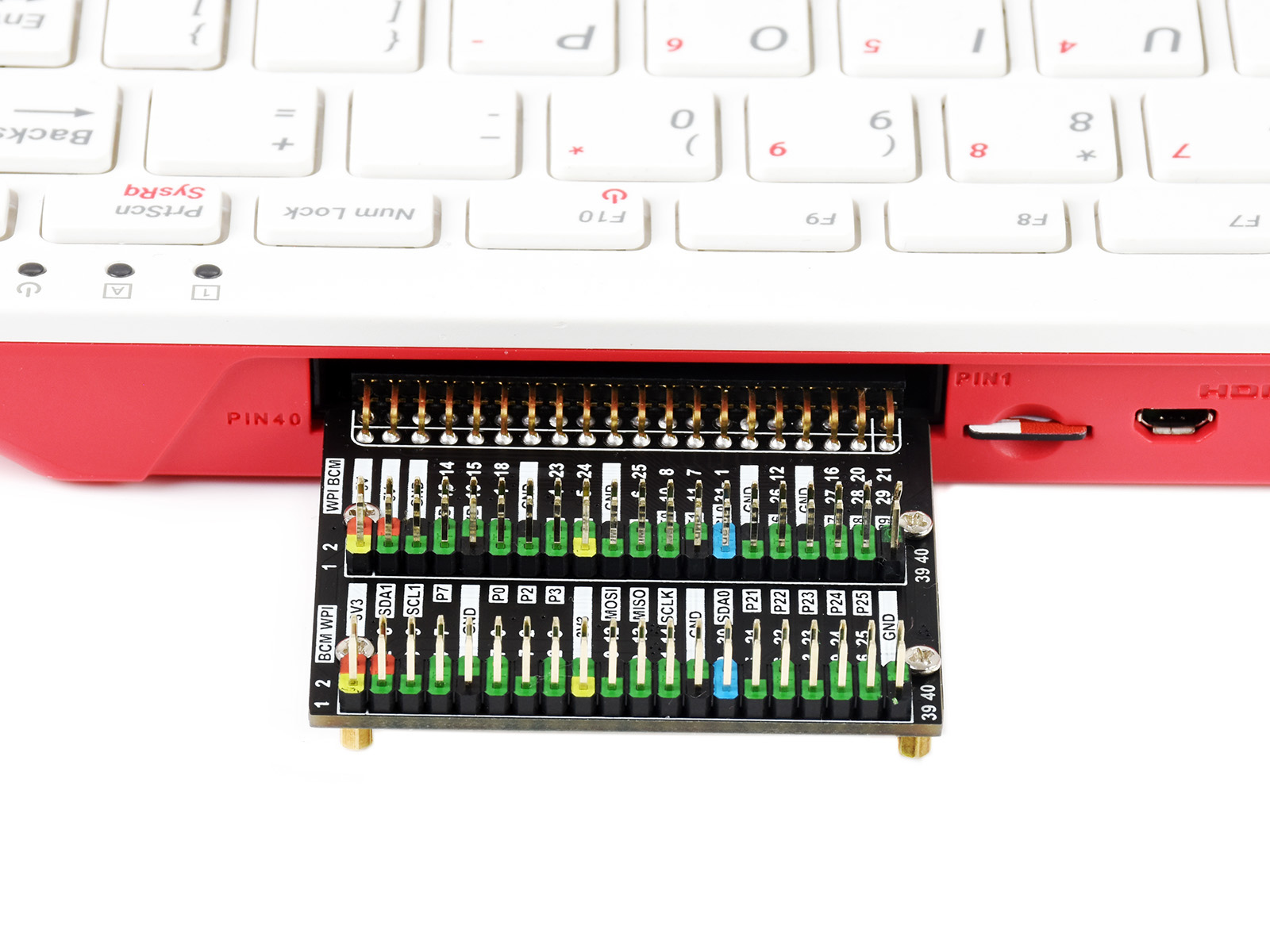 Raspberry Pi 400 GPIO Header Adapter, Header-Erweiterung, 2x 40PIN Header
