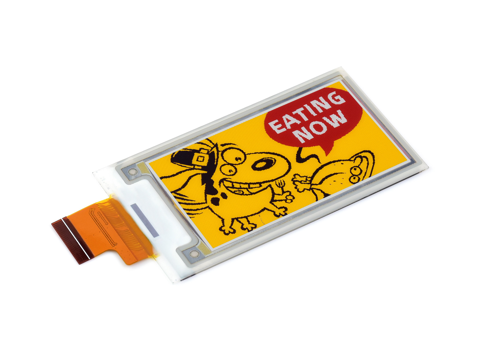 2,36-Zoll E-Paper (G) Rohdisplay, 296 × 168, Rot/Gelb/Schwarz/Weiß