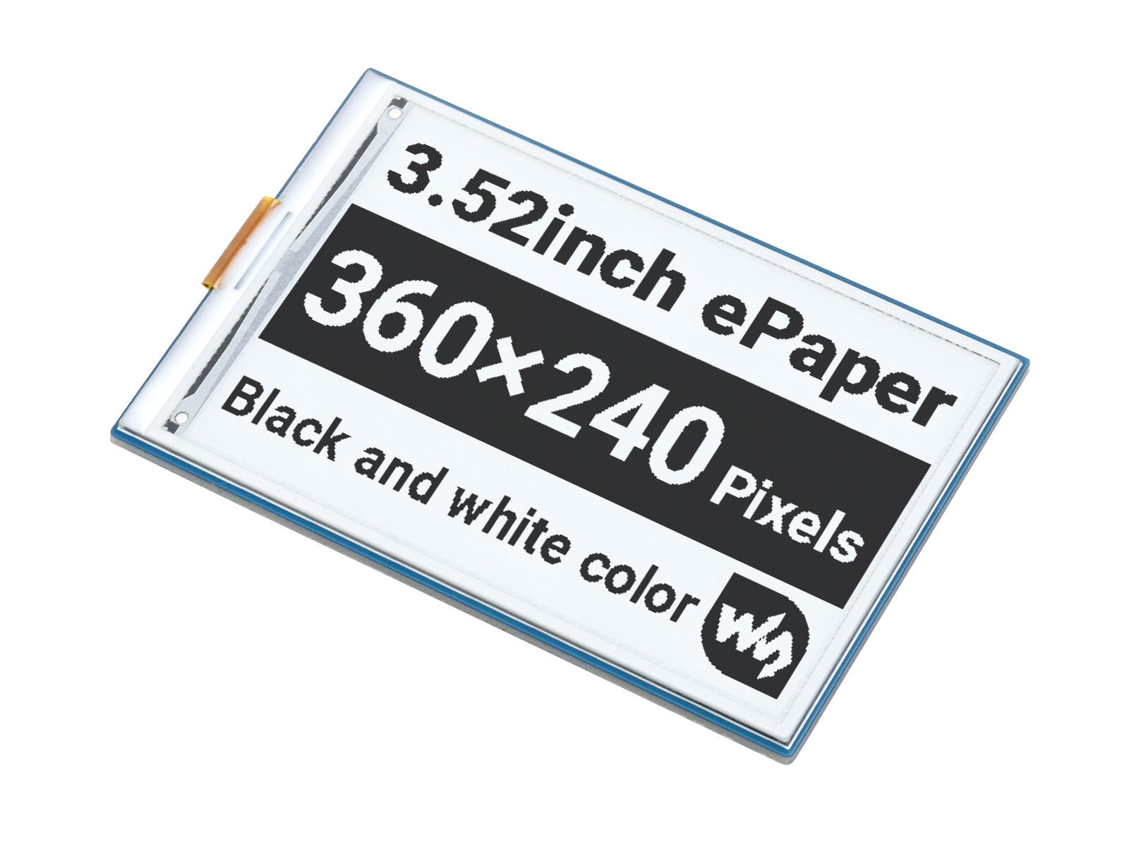 3,52-Zoll-e-Paper-HAT, 360 × 240, SPI-Schnittstelle
