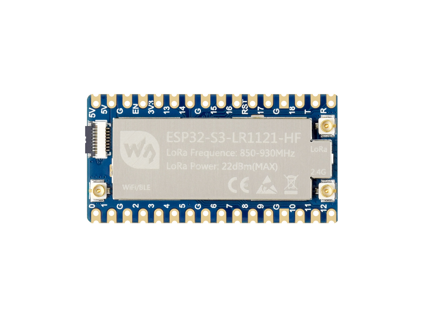 ESP32-S3 LoRa-Entwicklungsboard, integriert den LR1121-Drittgenerationen-Funkchip, unterstützt Sub-GHz/2,4 GHz LoRa-Funkkommunikation