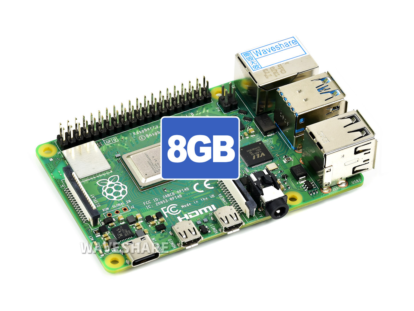 Raspberry Pi 4 Modell B 8 GB RAM, vollständig aktualisiert