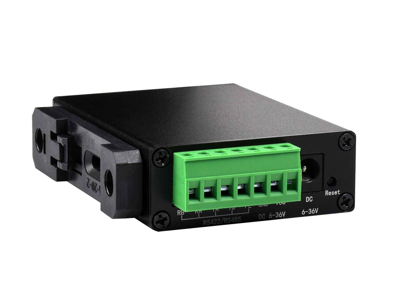 Rail-Mount-Serieller Server, RS232/485/422 auf RJ45 Ethernet-Modul, TCP/IP zu seriell, POE-Funktion optional