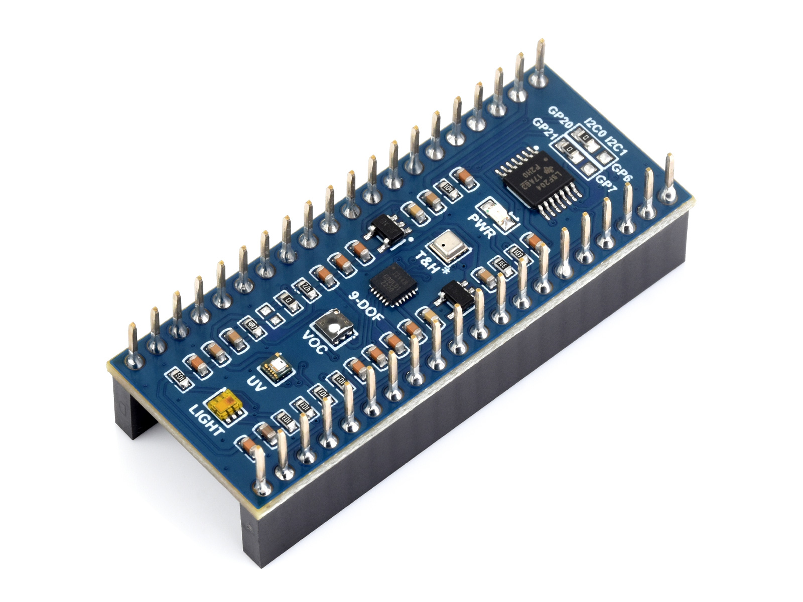 Umweltsensorenmodul für Raspberry Pi Pico, I2C-Bus