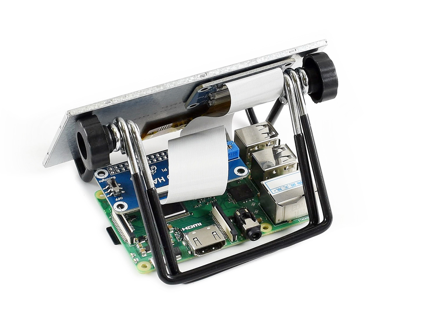 5-Zoll-Display für Raspberry Pi, 800×480, DPI-Schnittstelle, IPS, ohne Touch