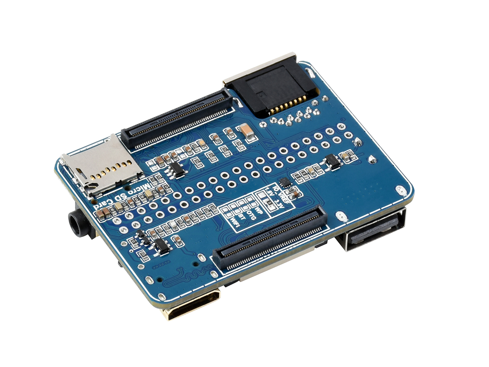 Nano-Basisplatine (B) für Raspberry Pi Compute Module 4, gleiche Größe wie das CM4