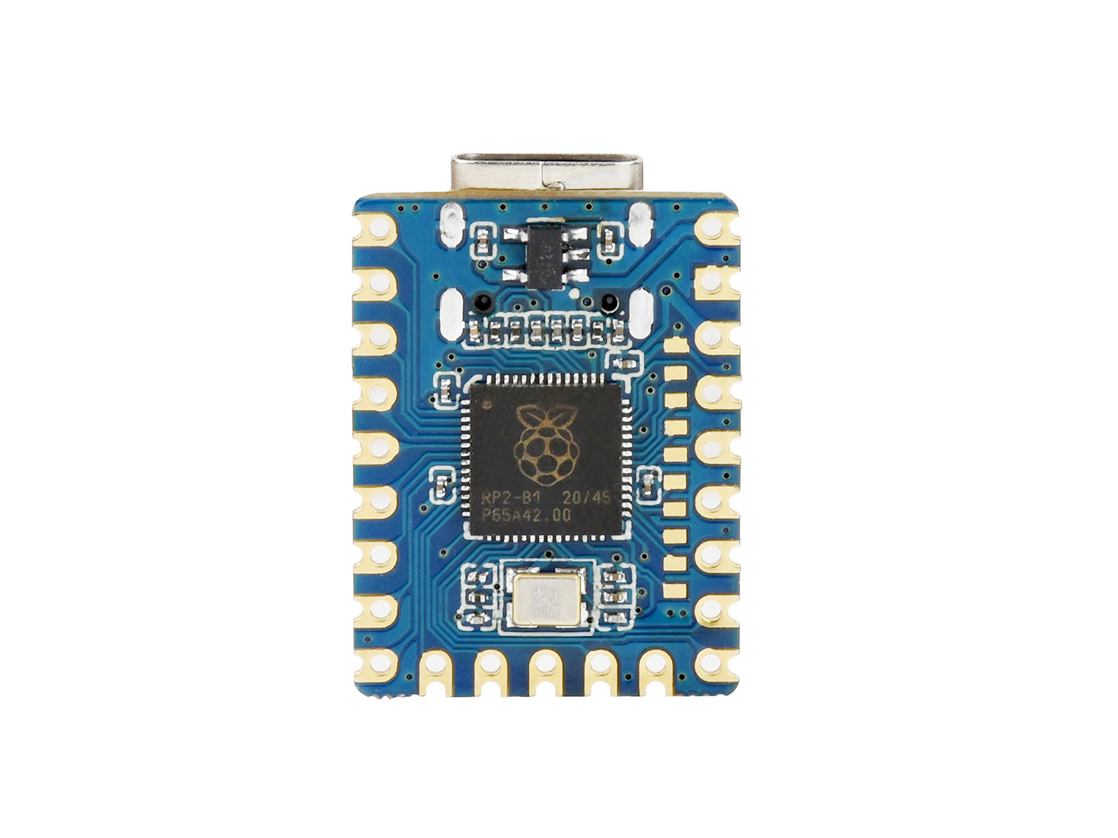 RP2040-Zero, eine Pico-ähnliche MCU-Platine basierend auf dem Raspberry Pi MCU RP2040, Mini-Version.