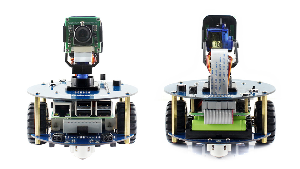 AlphaBot2 Video-Smart-Roboter, angetrieben von Raspberry Pi 4