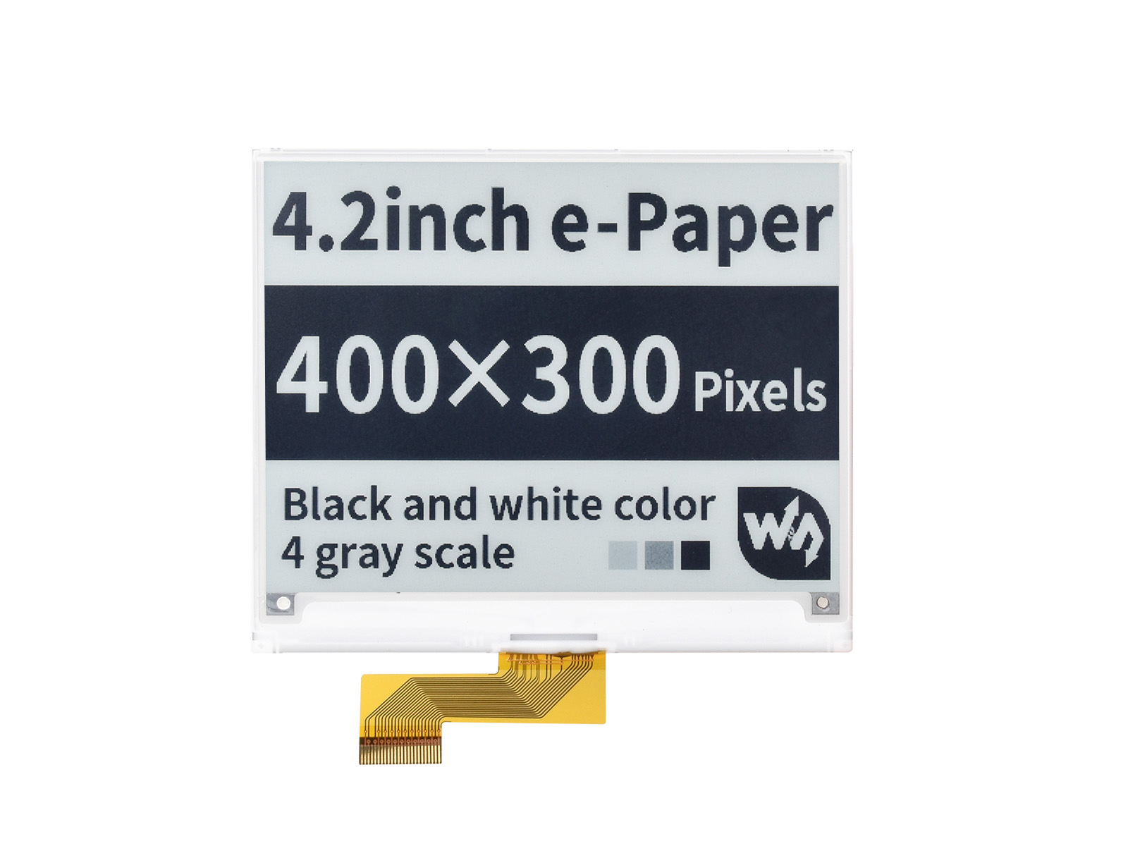400x300, 4,2-Zoll E-Ink-Rohdisplay
