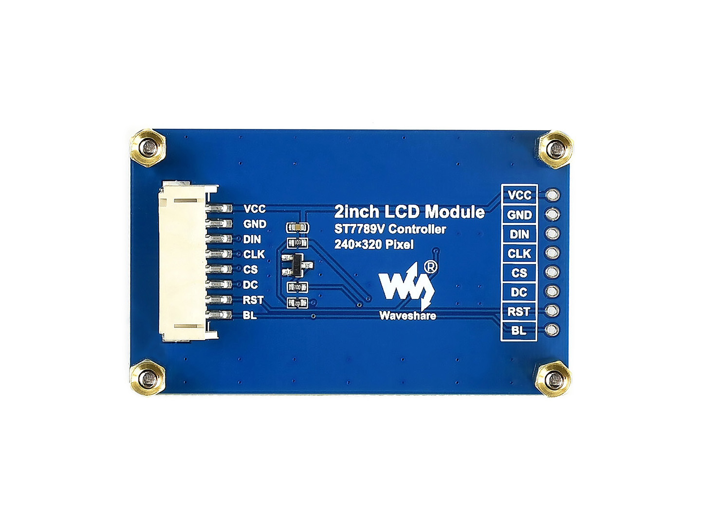 2-Zoll-LCD-Displaymodul, IPS-Bildschirm, 240×320 Auflösung, SPI-Schnittstelle
