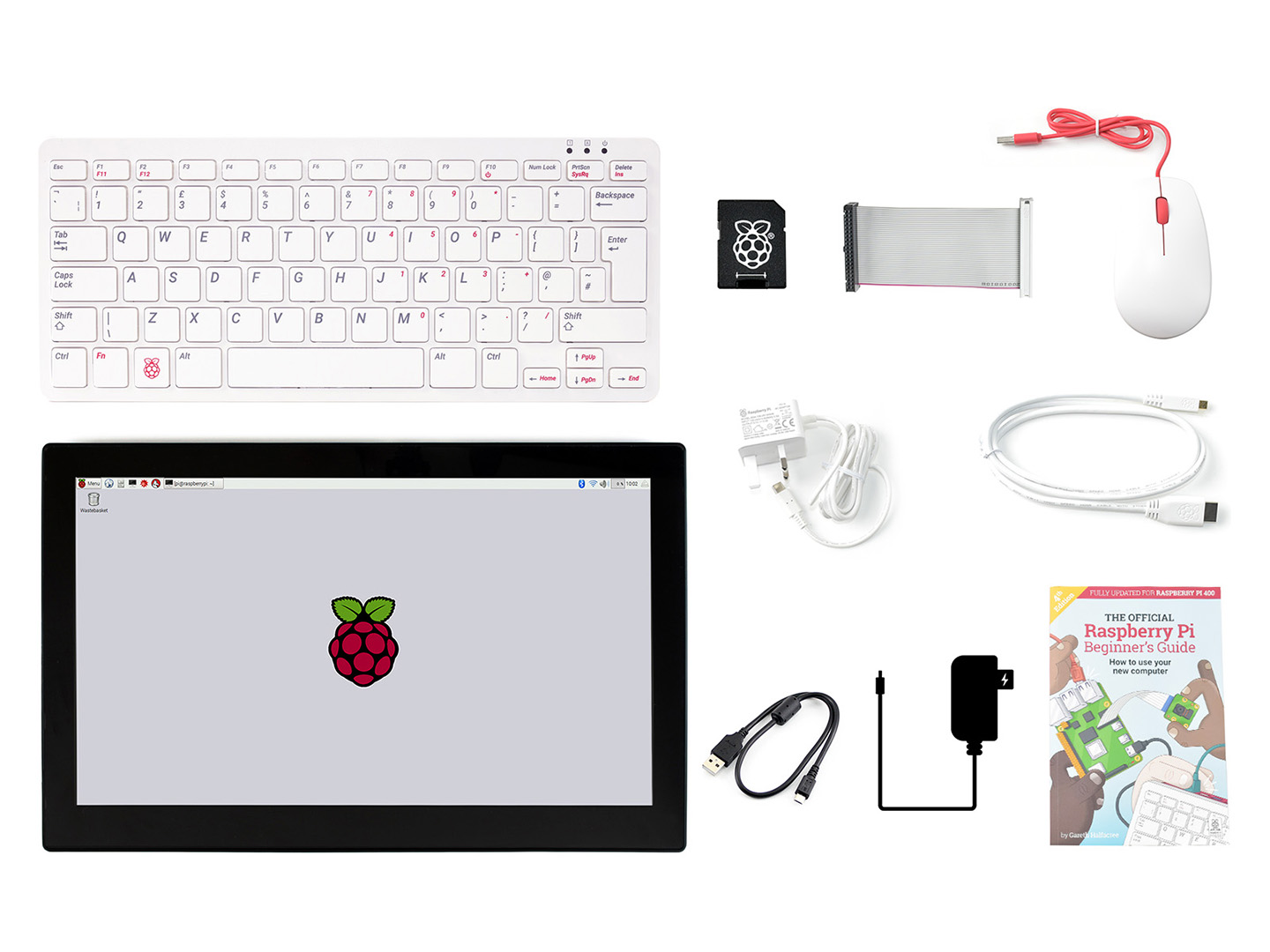 Raspberry Pi 400 Kit mit 13,3-Zoll-HDMI-Touchdisplay