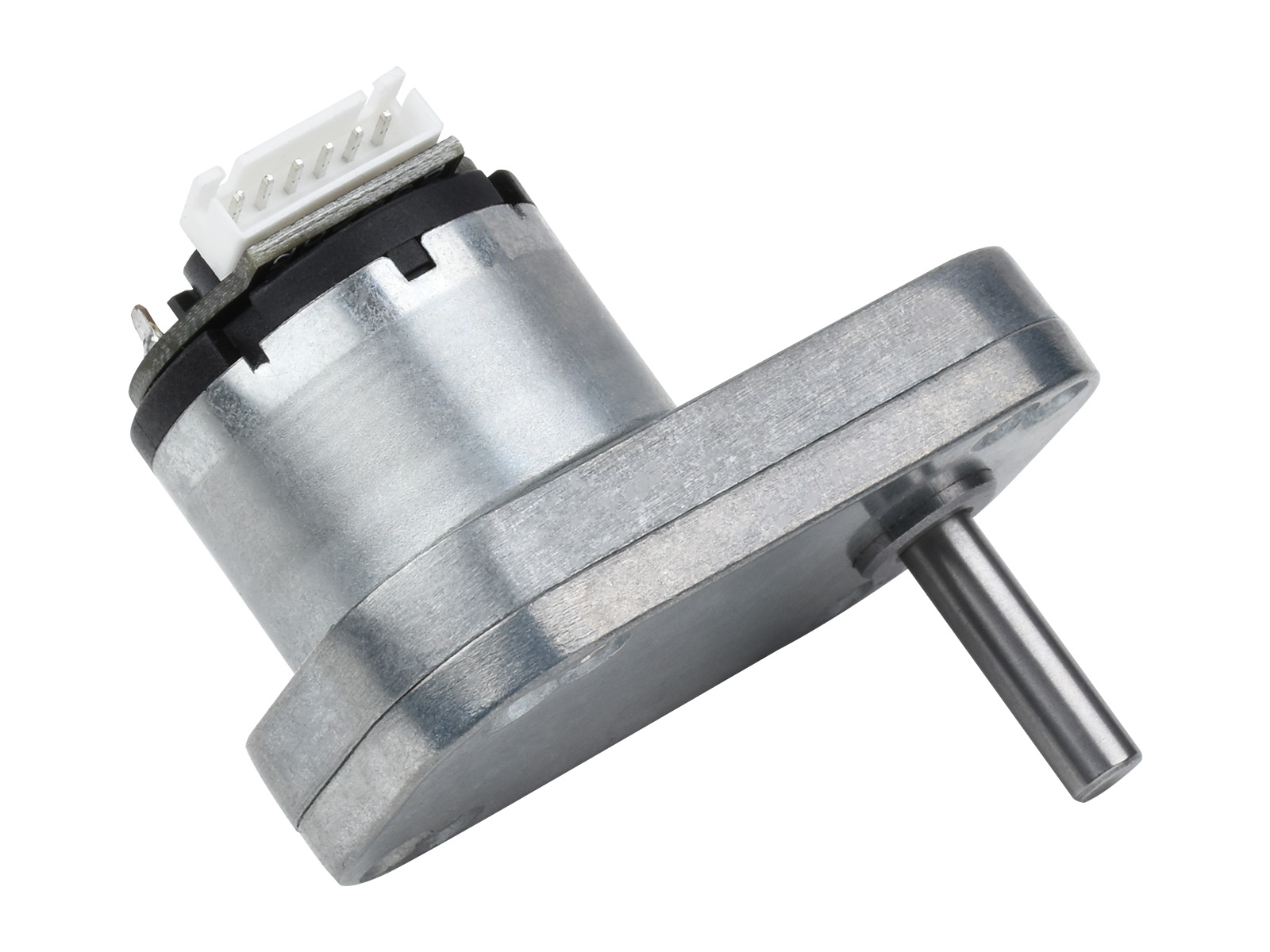 L-förmiger Permanentmagnet-Gleichstrom-Getriebemotor, magnetischer Hall-Encoder, Vollmetall-Getriebemotor