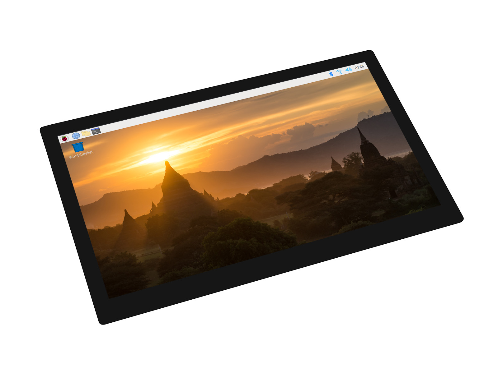 10,1-Zoll-QLED-Quantum-Dot-Display, kapazitives Touchscreen, 1280×720, G+G-Verglasung, Unterstützung verschiedener Systeme