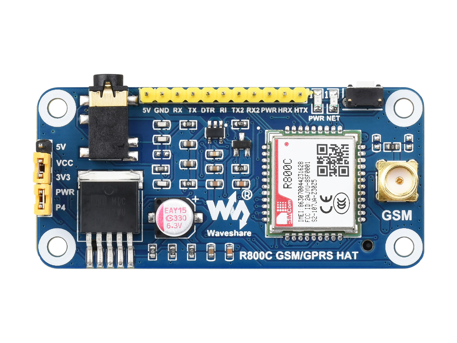 R800C GSM/GPRS HAT für Raspberry Pi
