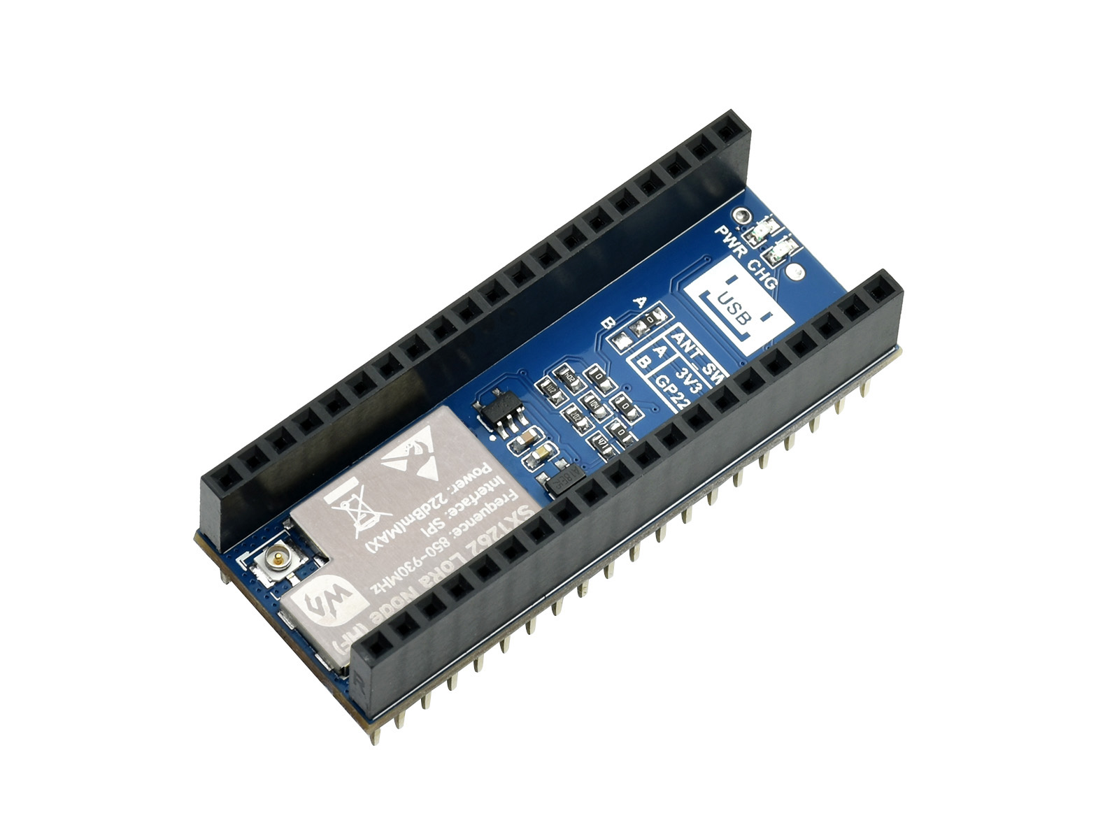 SX1262 LoRa Node-Modul für Raspberry Pi Pico, LoRaWAN, Wahl des Frequenzbands