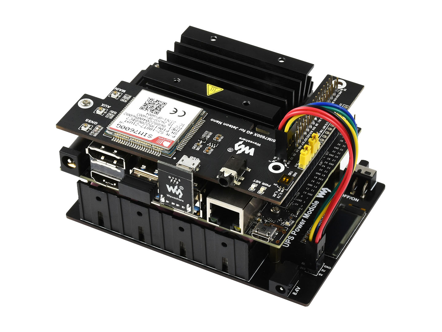 Unterbrechungsfreie Stromversorgung (USV) Modul für Jetson Nano, stabile 5V Stromausgabe