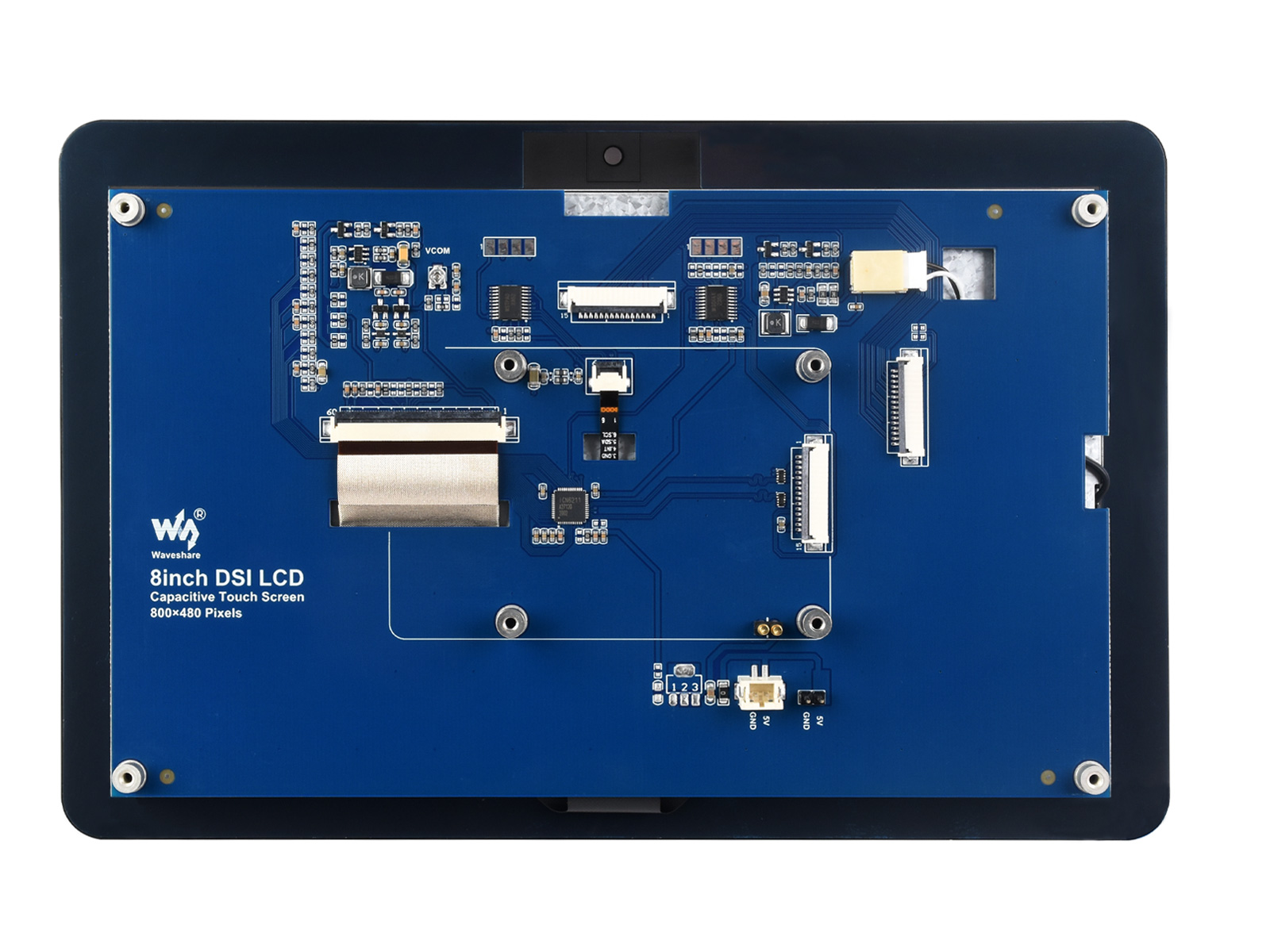 8-Zoll-Kapazitiver Touchscreen für Raspberry Pi, DSI-Schnittstelle, 800×480