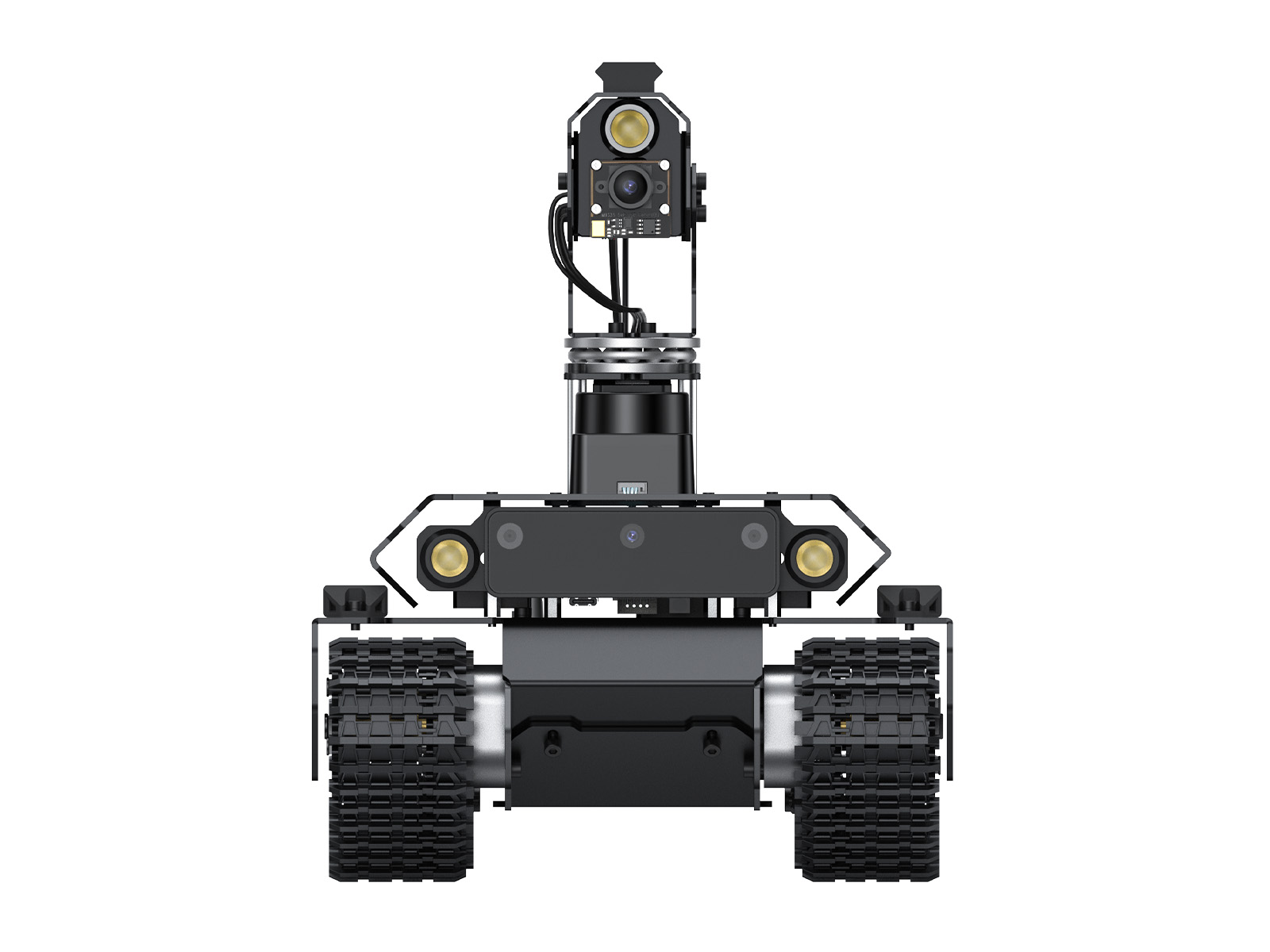 UGV Beast ROS 2 Open-Source Off-Road Tracked AI Robot, Dual Controller, Computer Vision, All-Metal Body, Flexible and Expandable, Suitable for Raspberry Pi 4B / Raspberry Pi 5
