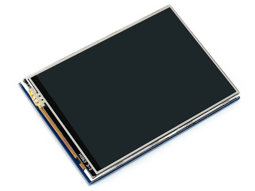 3,5-Zoll-Widerstandstouchdisplay (B) für Raspberry Pi, 480×320, IPS-Bildschirm, SPI