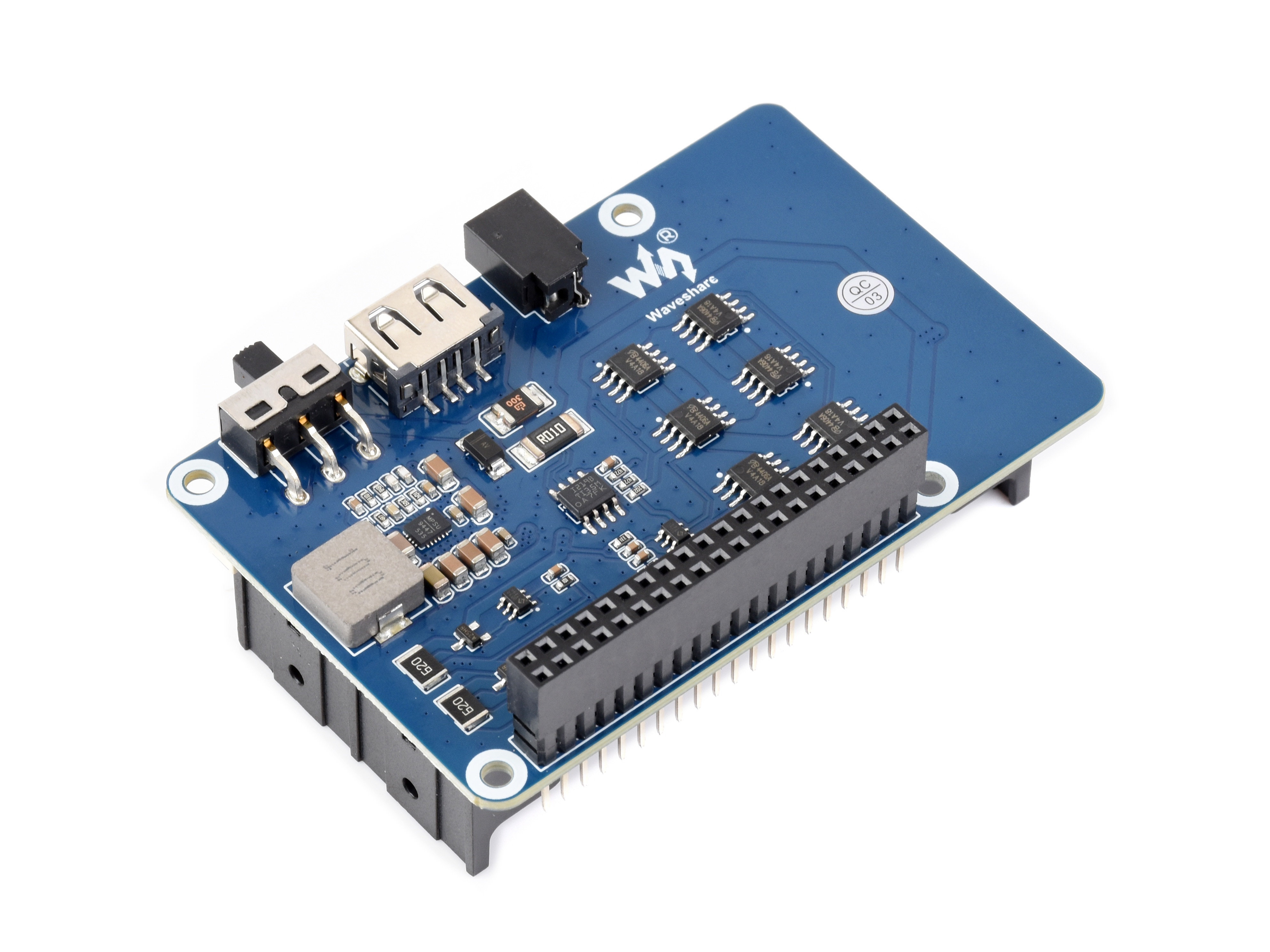 Unterbrechungsfreie Stromversorgung (USV) HAT für Raspberry Pi, stabile 5V-Stromausgabe
