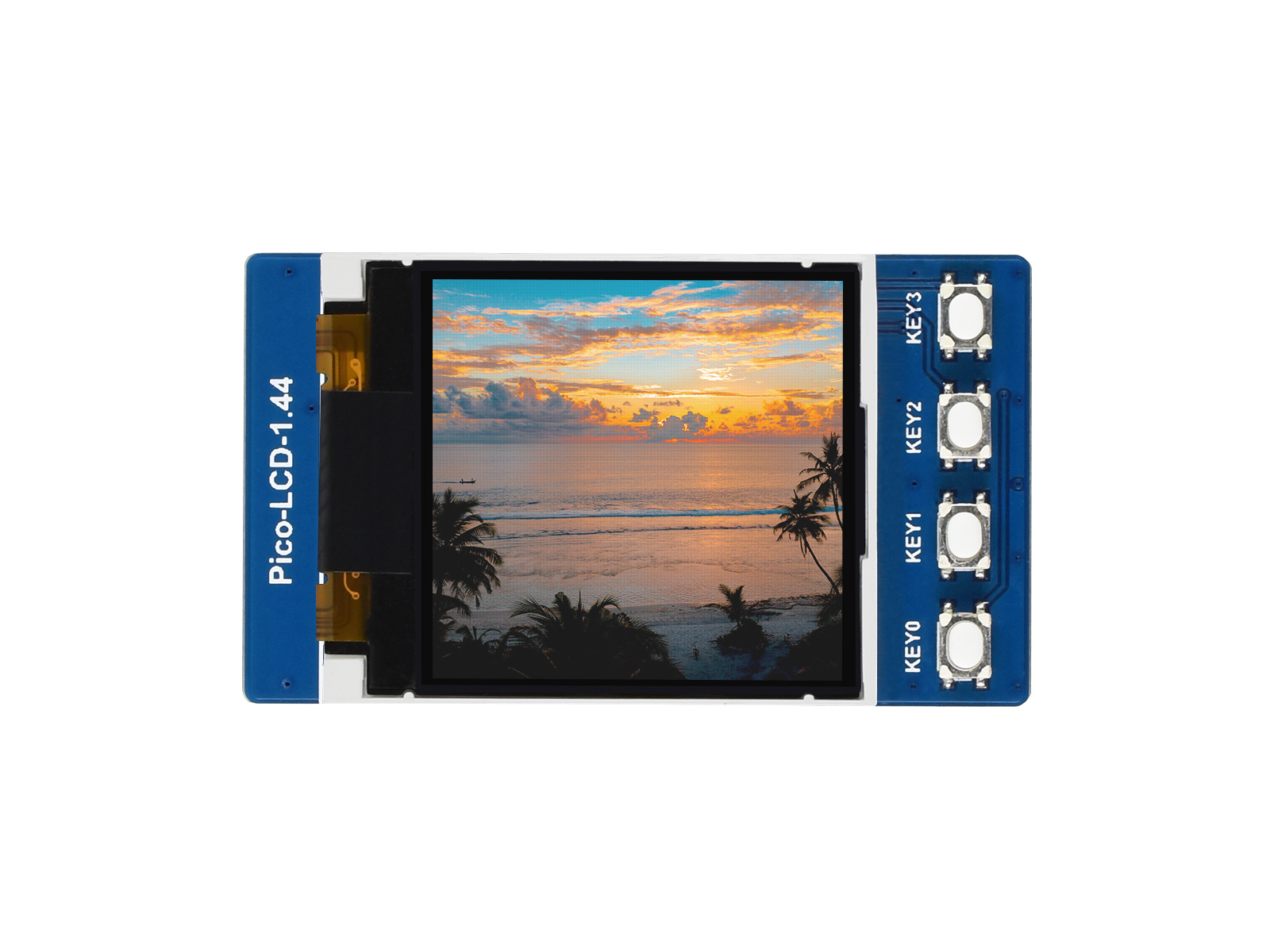 1,44-Zoll-LCD-Displaymodul für Raspberry Pi Pico, 65K Farben, 128×128, SPI