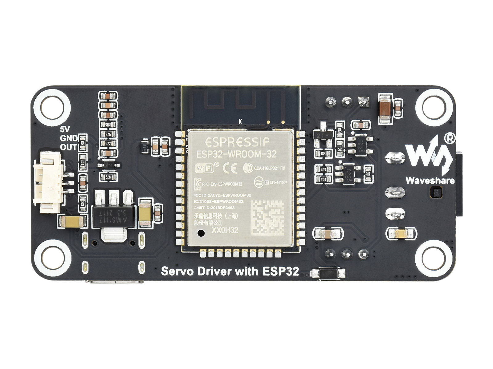 ESP32 Servo-Treiber-Erweiterungsplatine, mit integriertem WiFi und Bluetooth, ESP32-WROOM-32, ESP32s