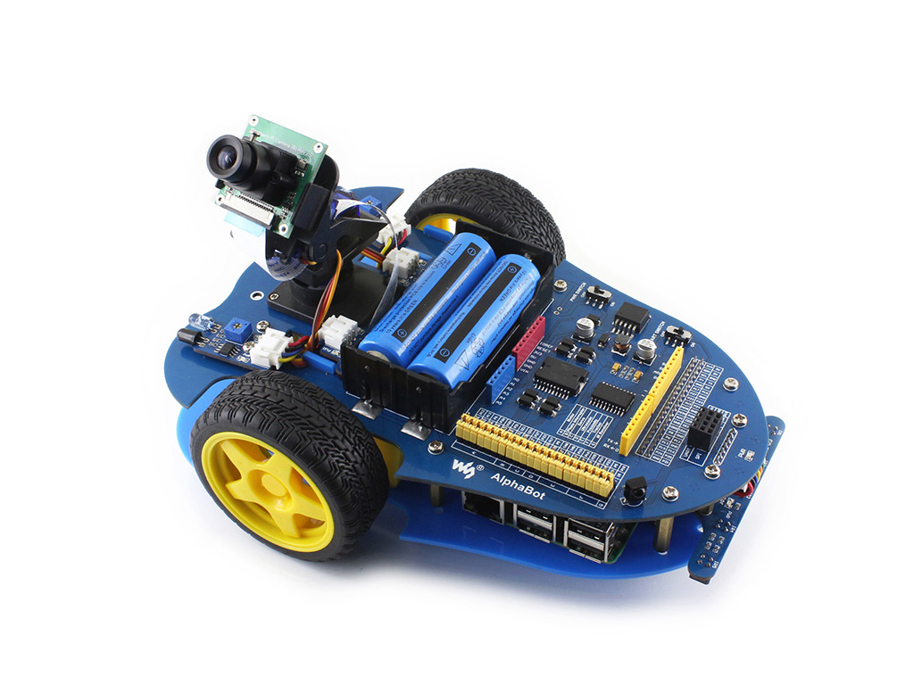 AlphaBot, Raspberry Pi Roboter-Bausatz, inklusive Pi 3 Model B+