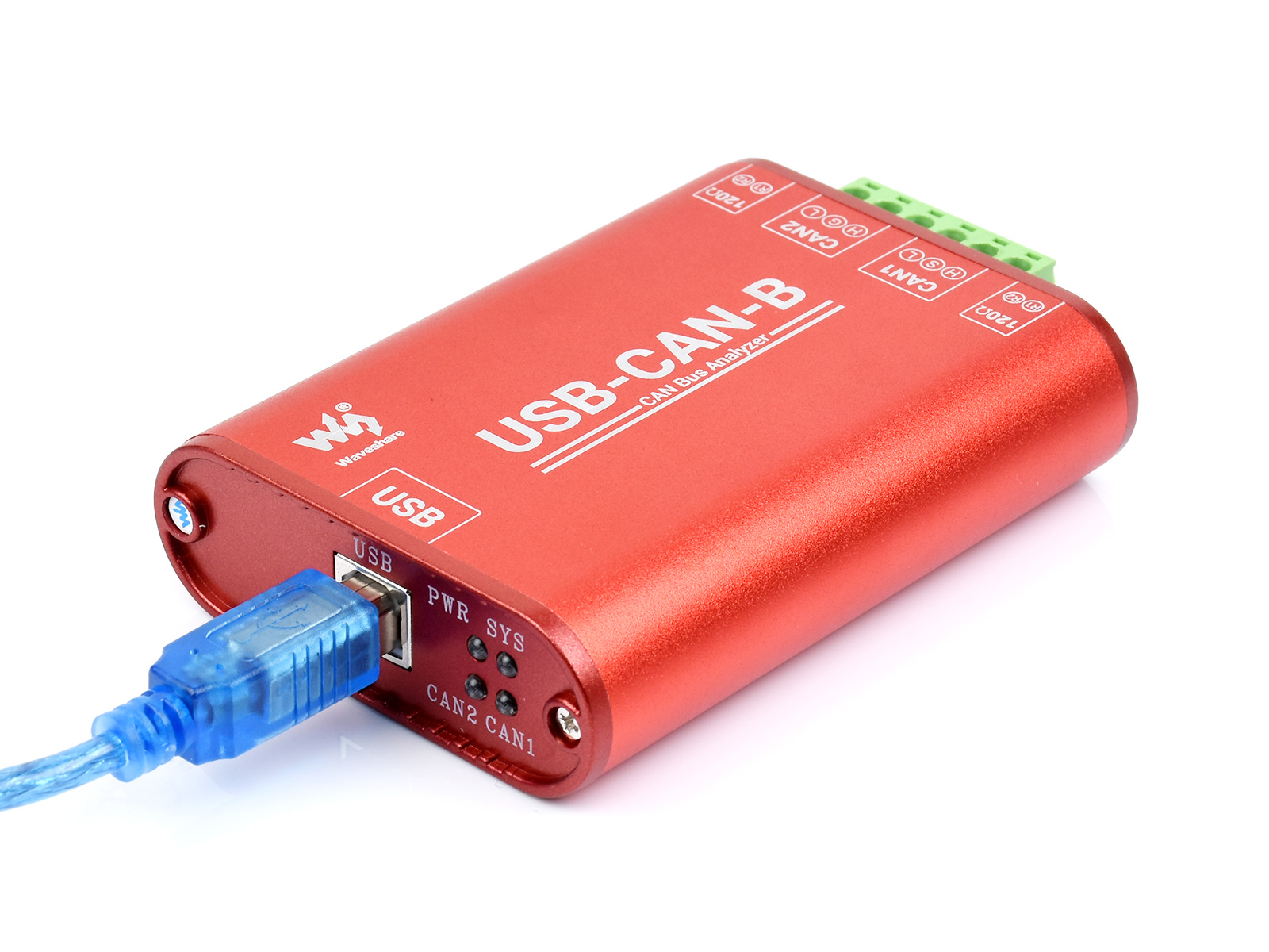 USB-zu-CAN-Adapter, Dual-Channel-CAN-Analysator, industrielle Isolierung