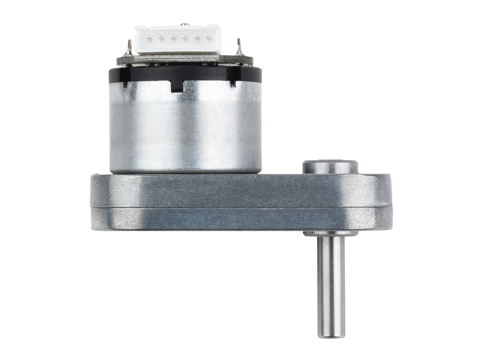 L-förmiger Permanentmagnet-Gleichstrom-Getriebemotor, magnetischer Hall-Encoder, Vollmetall-Getriebemotor