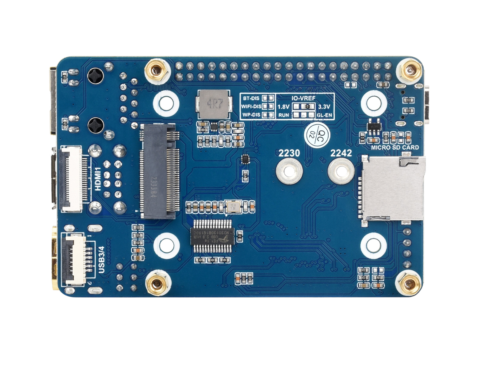 Mini-Grundplatine (A) Entwickelt für Raspberry Pi Compute Module 4