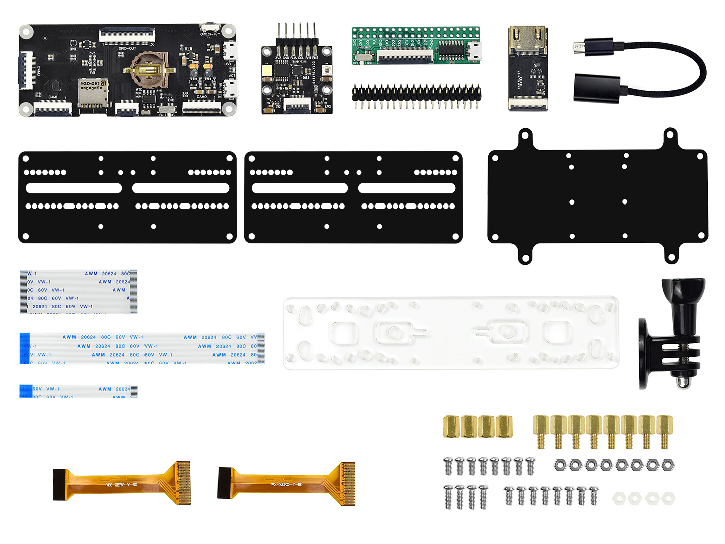 Binokulares Stereo-Vision-Erweiterungsboard für Raspberry Pi Compute Module, kleine Größe