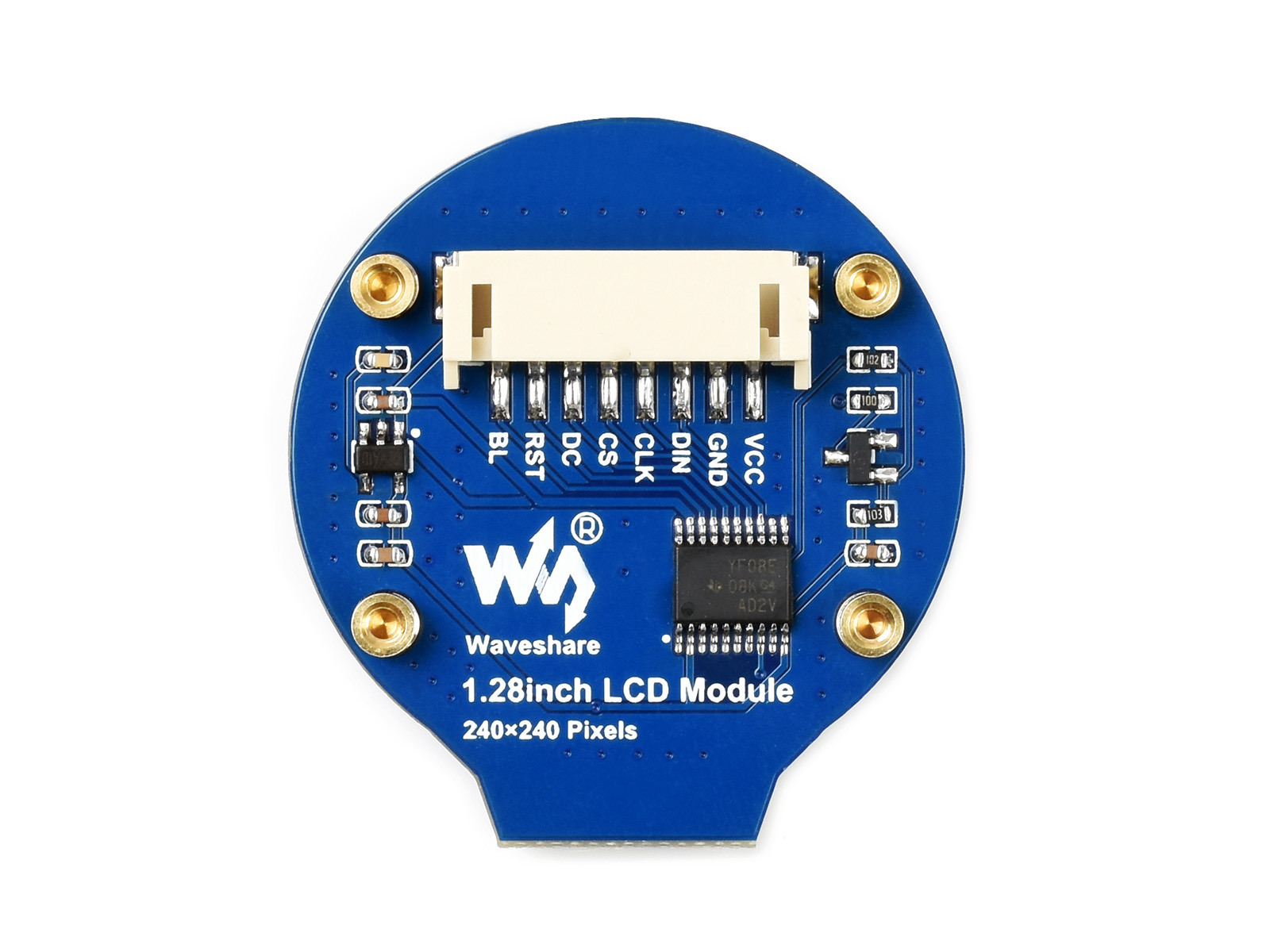 240×240, Allgemeines 1,28-Zoll-Rund-LCD-Displaymodul, 65K RGB