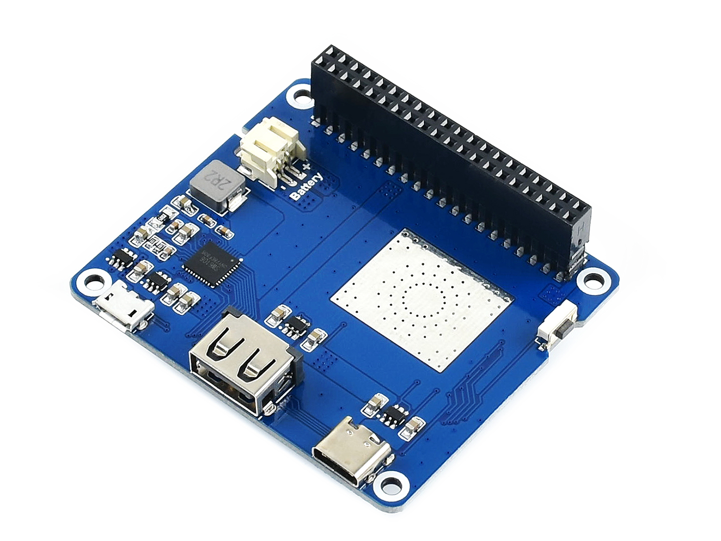 Li-Polymer-Batterie-HAT, 5V-Ausgang, Schnellladung