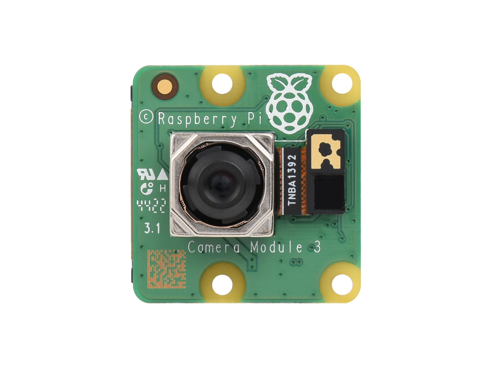 Raspberry Pi Kamera-Modul 3, 12 MP hohe Auflösung, Autofokus, IMX708, Optionen für Sichtfeld und Nachtsichtfunktion
