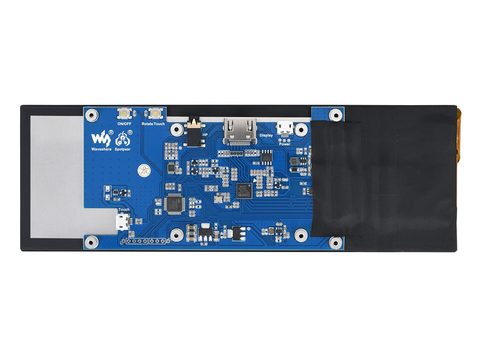 7,9-Zoll kapazitiver Touchscreen-LCD, 400×1280, HDMI, IPS, gehärtete Glasabdeckung