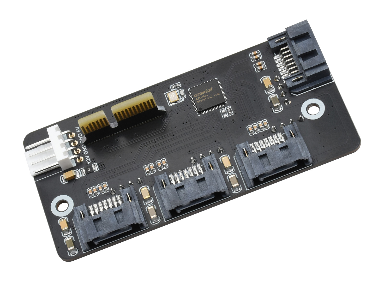 PCIe-zu-4-Kanal-SATA-3.0-Expander, 6 Gbit/s Hochgeschwindigkeits-SATA-Schnittstelle, unterstützt CM4