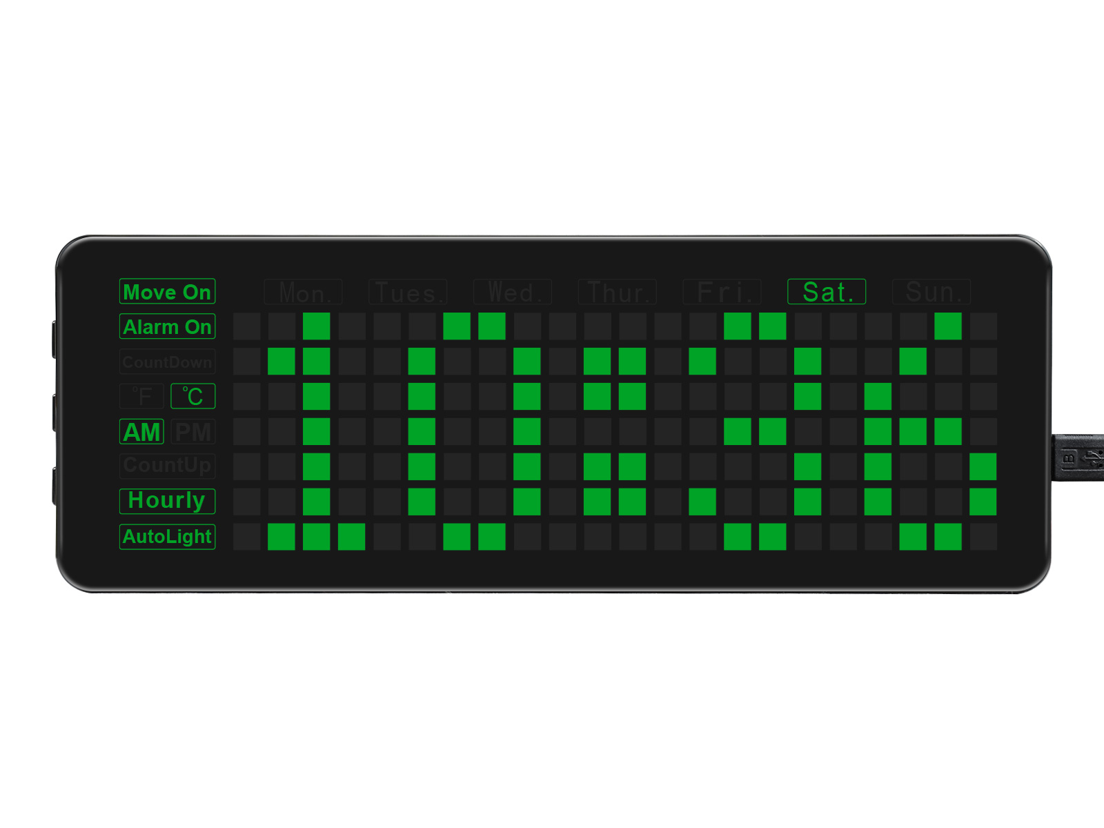 Elektronische Uhr für Raspberry Pi Pico, präzise RTC, Multifunktion, LED-Ziffern