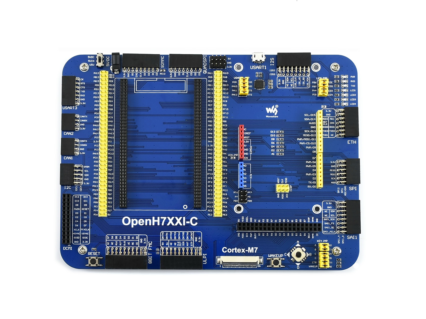 OpenH743I-C Standard, STM32H7 Entwicklungsboard