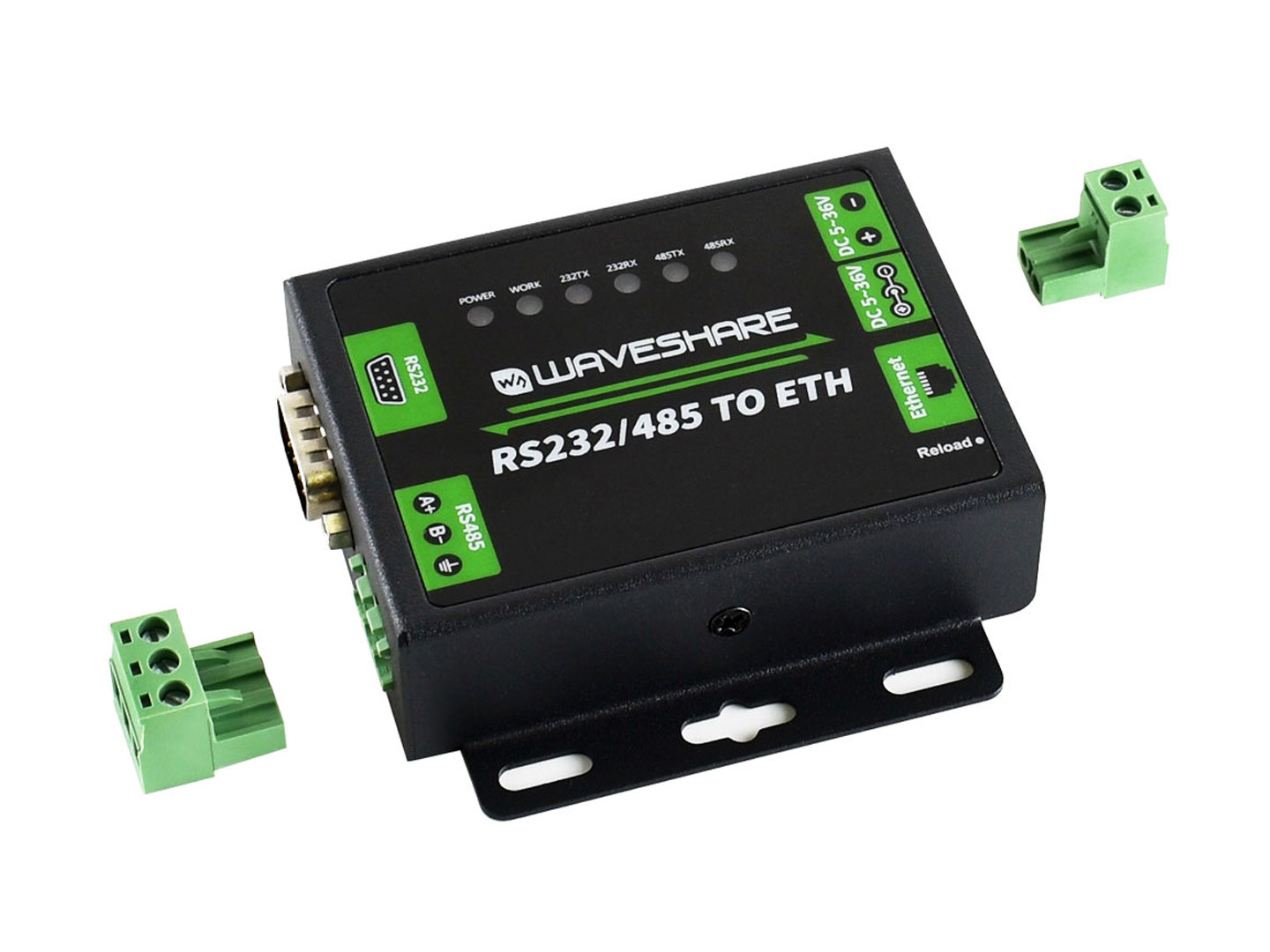Industrieller RS232/RS485-zu-Ethernet-Konverter für EU